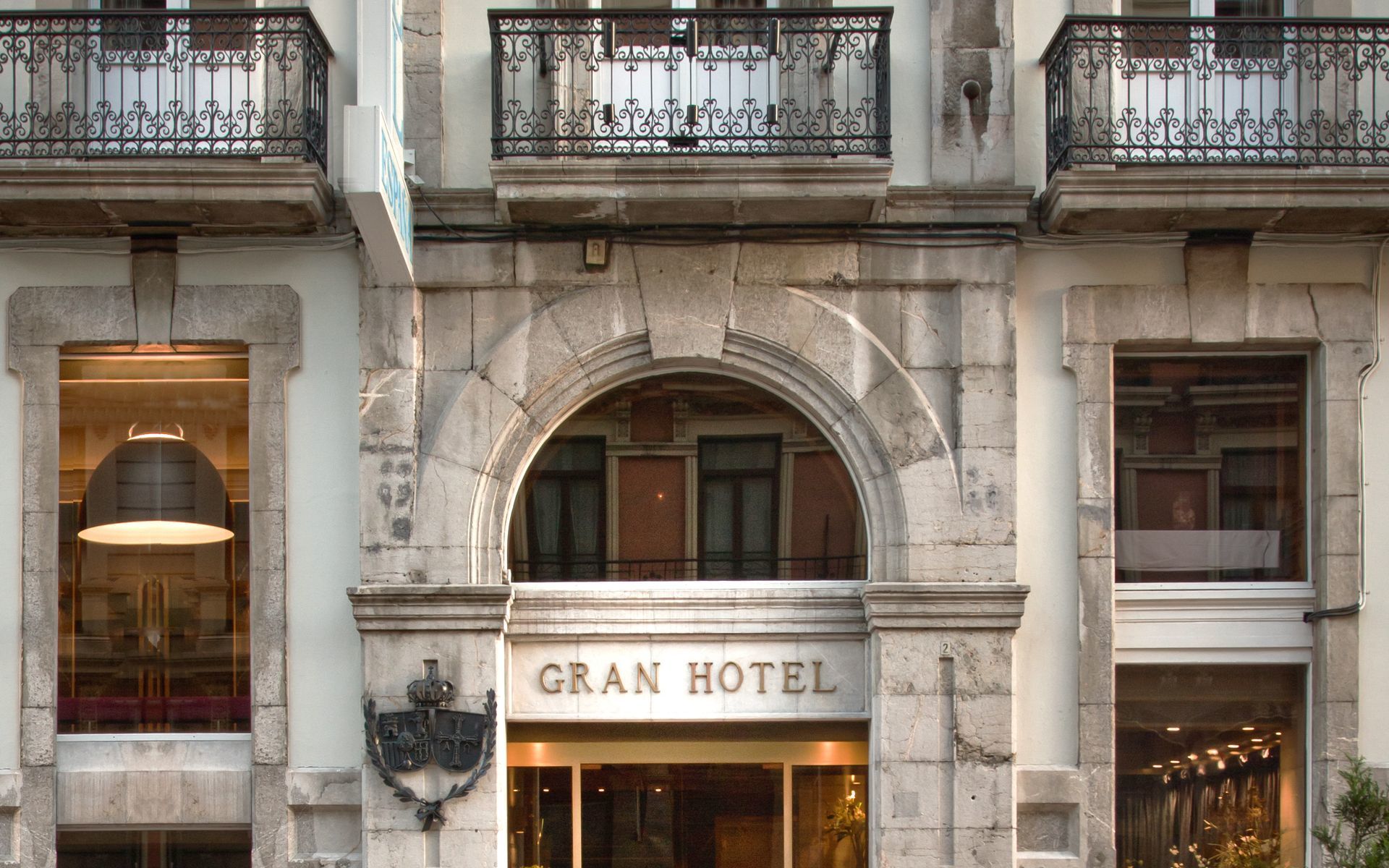 Gran Hotel Espana Oviedo Dış mekan fotoğraf